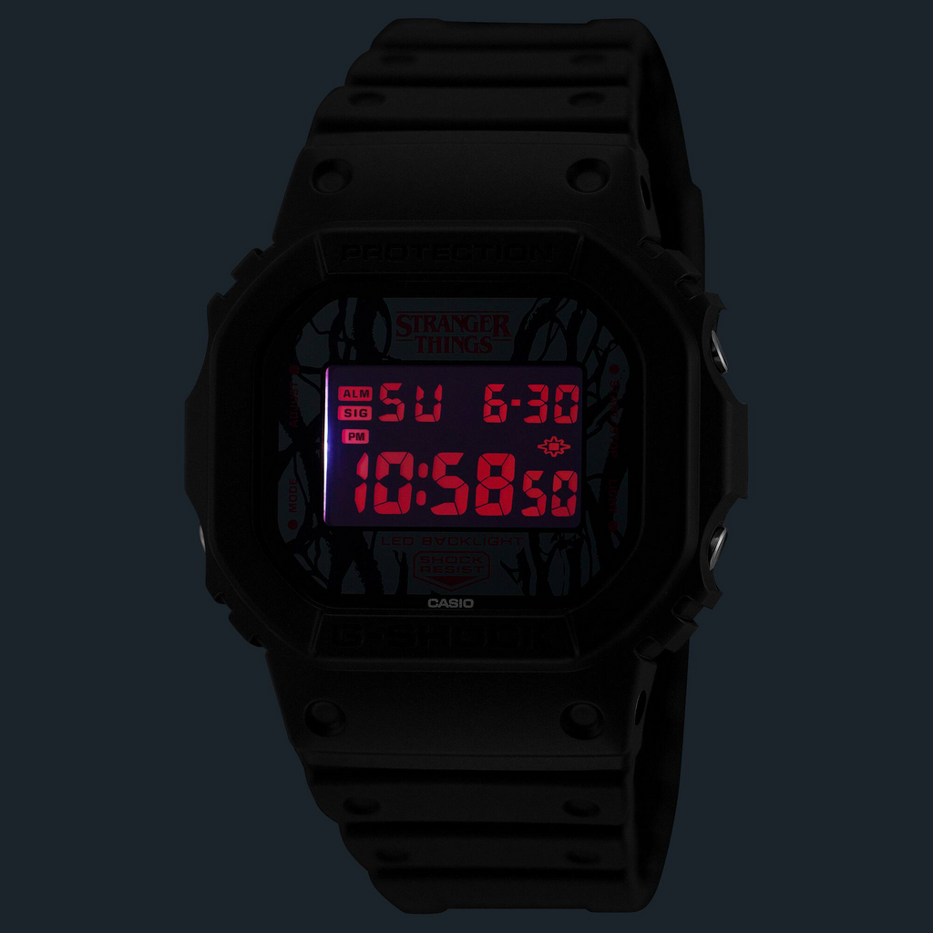 G-Shock Stranger Things Collaboration Model DW-5600STT-1DR