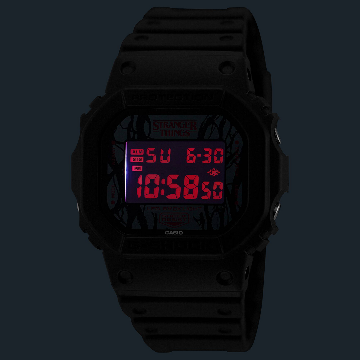 G-Shock Stranger Things Collaboration Model DW-5600STT-1DR