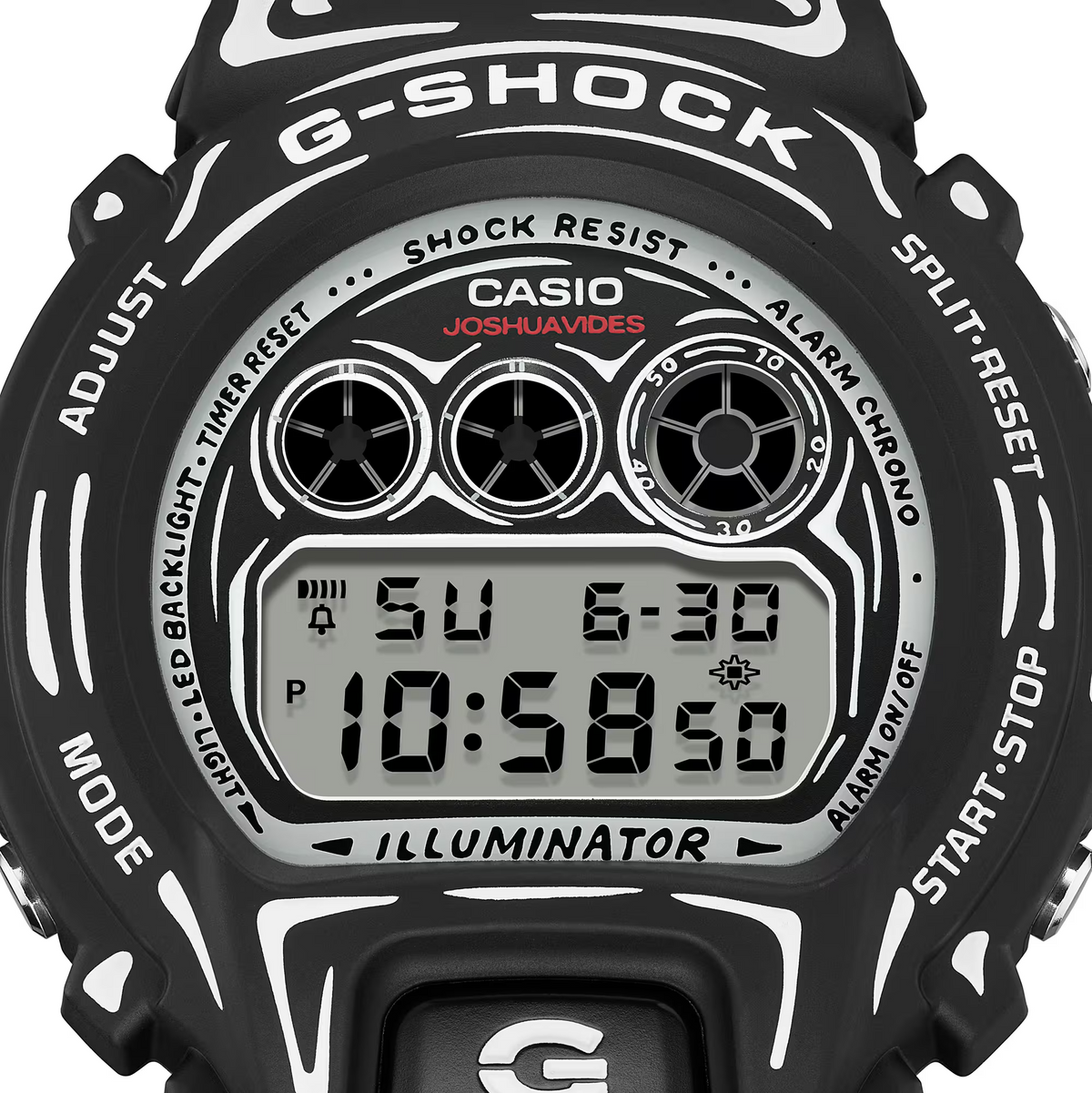 G-Shock Joshua Vides collaboration model Men Digital Watch DW-6900JV-1DR