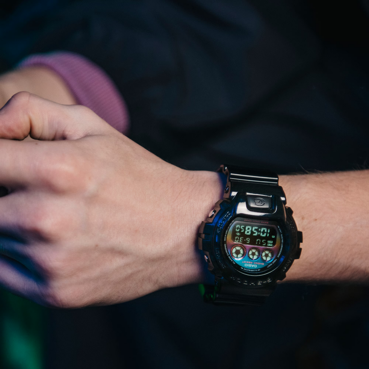G-Shock Virtual Rainbow RGB Men Casual Watch DW-6900RGB-1DR