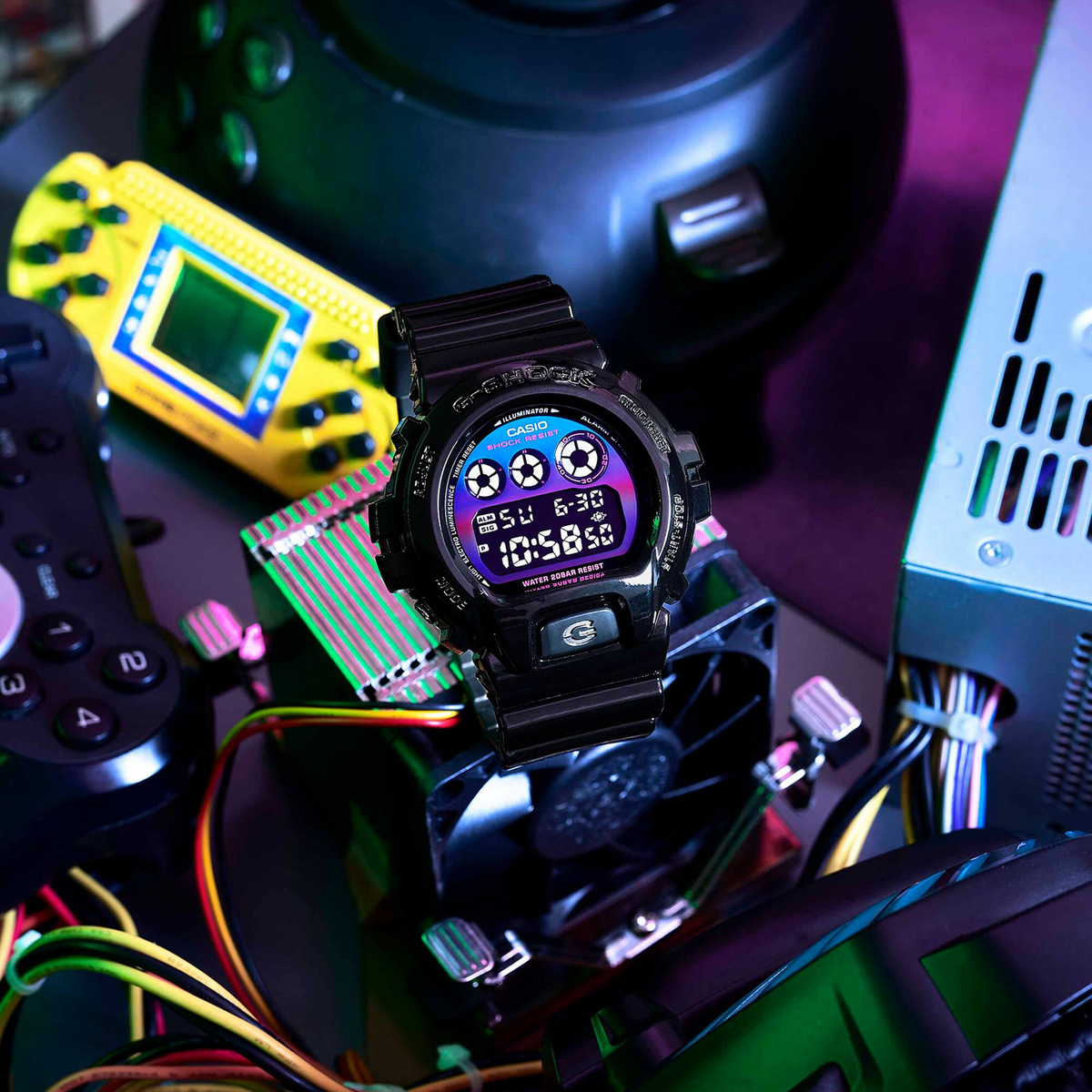 G-Shock Virtual Rainbow RGB Men Casual Watch DW-6900RGB-1DR