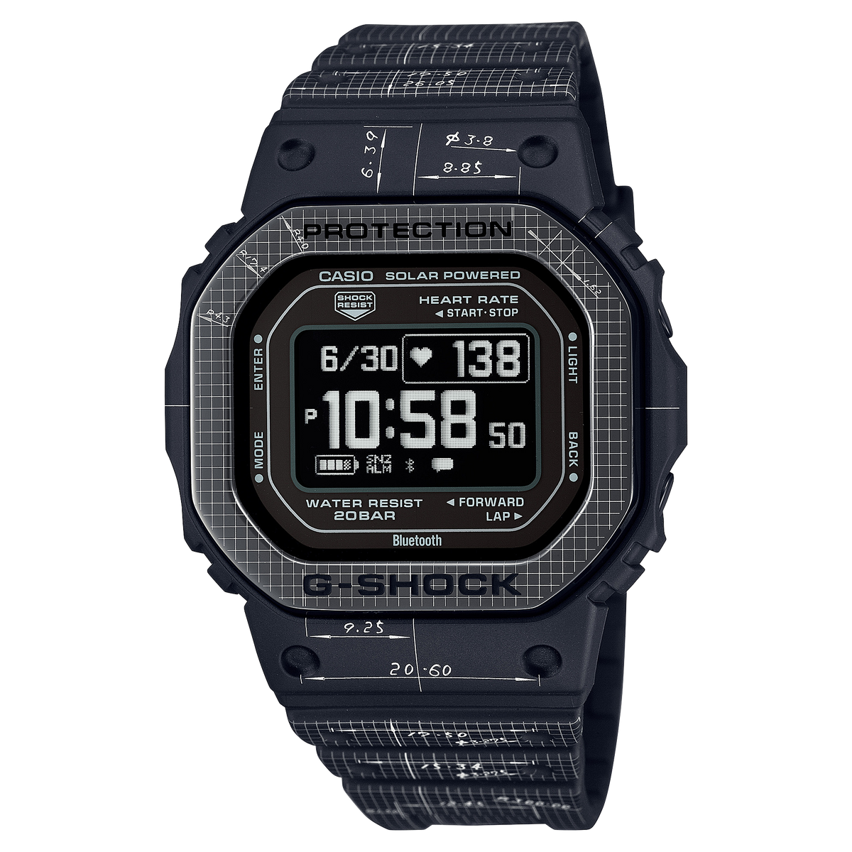 Casio G-Shock DW-H5600EX-1DR Digital Men's Watch Black