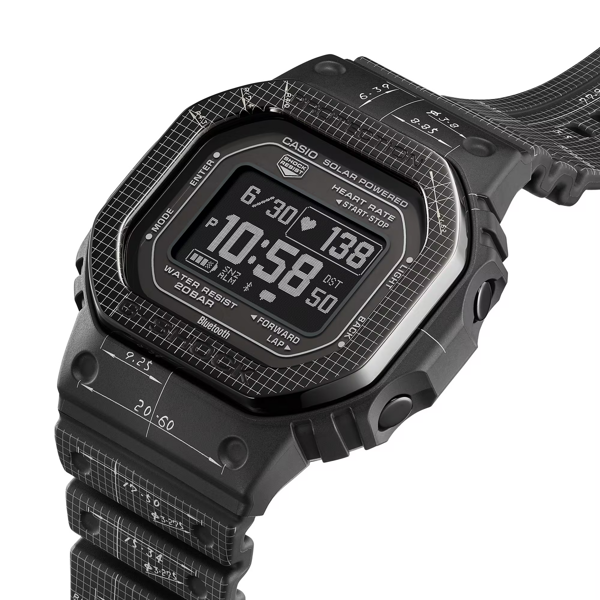 Casio G-Shock DW-H5600EX-1DR Digital Men's Watch Black
