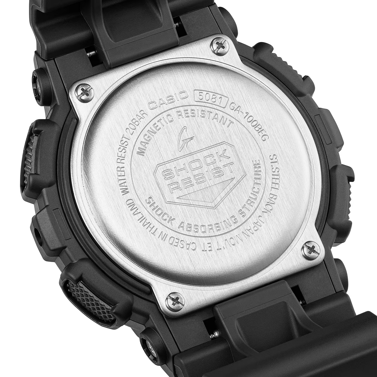 G-Shock Electro Green Digital Analogue Men's Watch GA-100BEG-1ADR