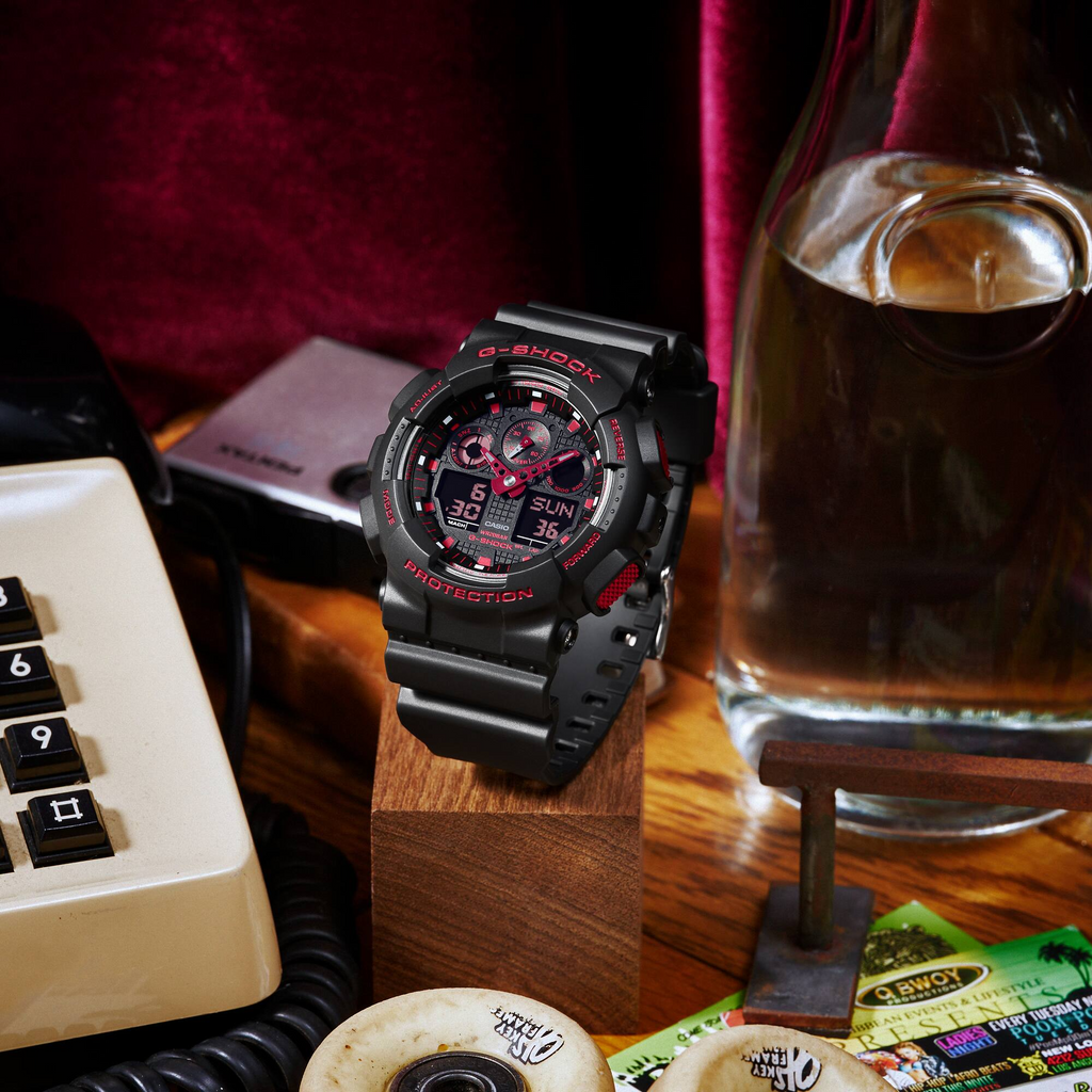 Casio G-Shock GA-100BNR-1ADR Analog-Digital Men's Watch