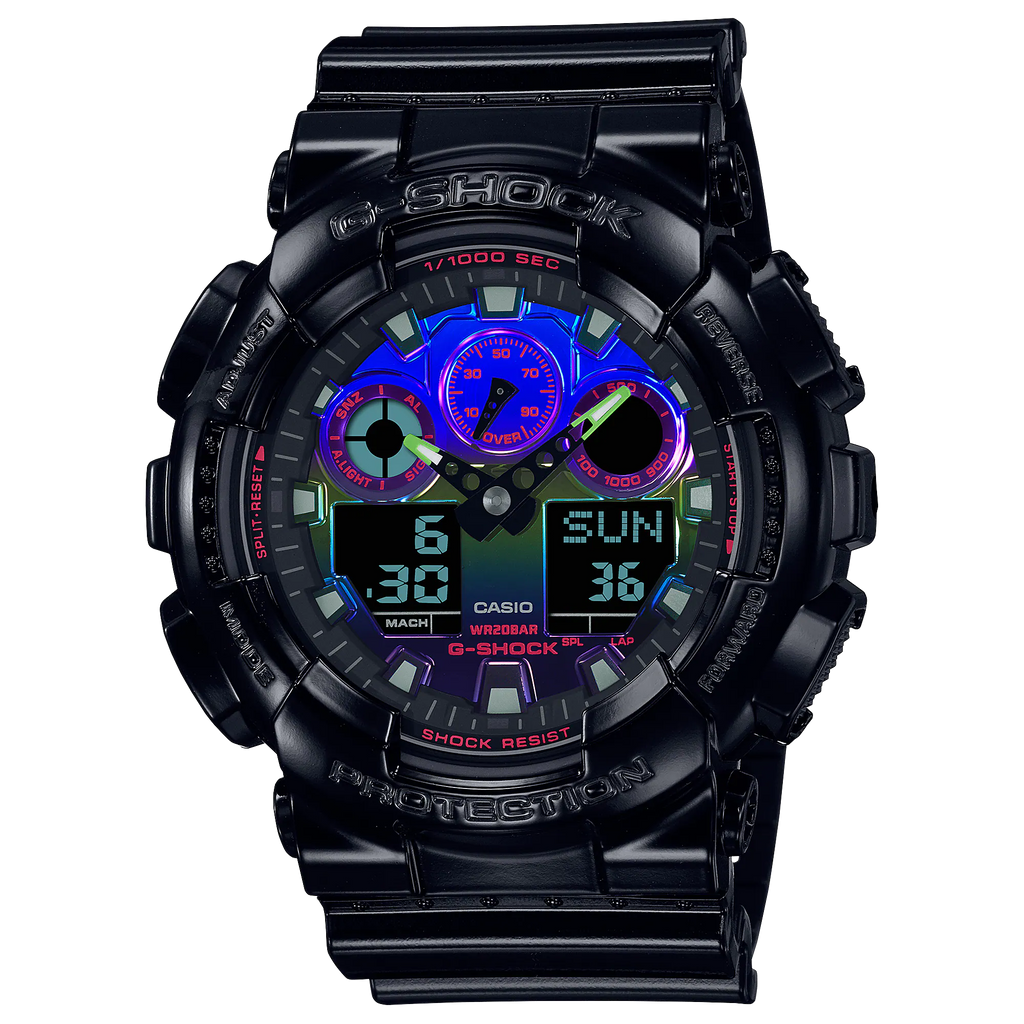 G-Shock Casual Men's Watch GA-100RGB-1ADR
