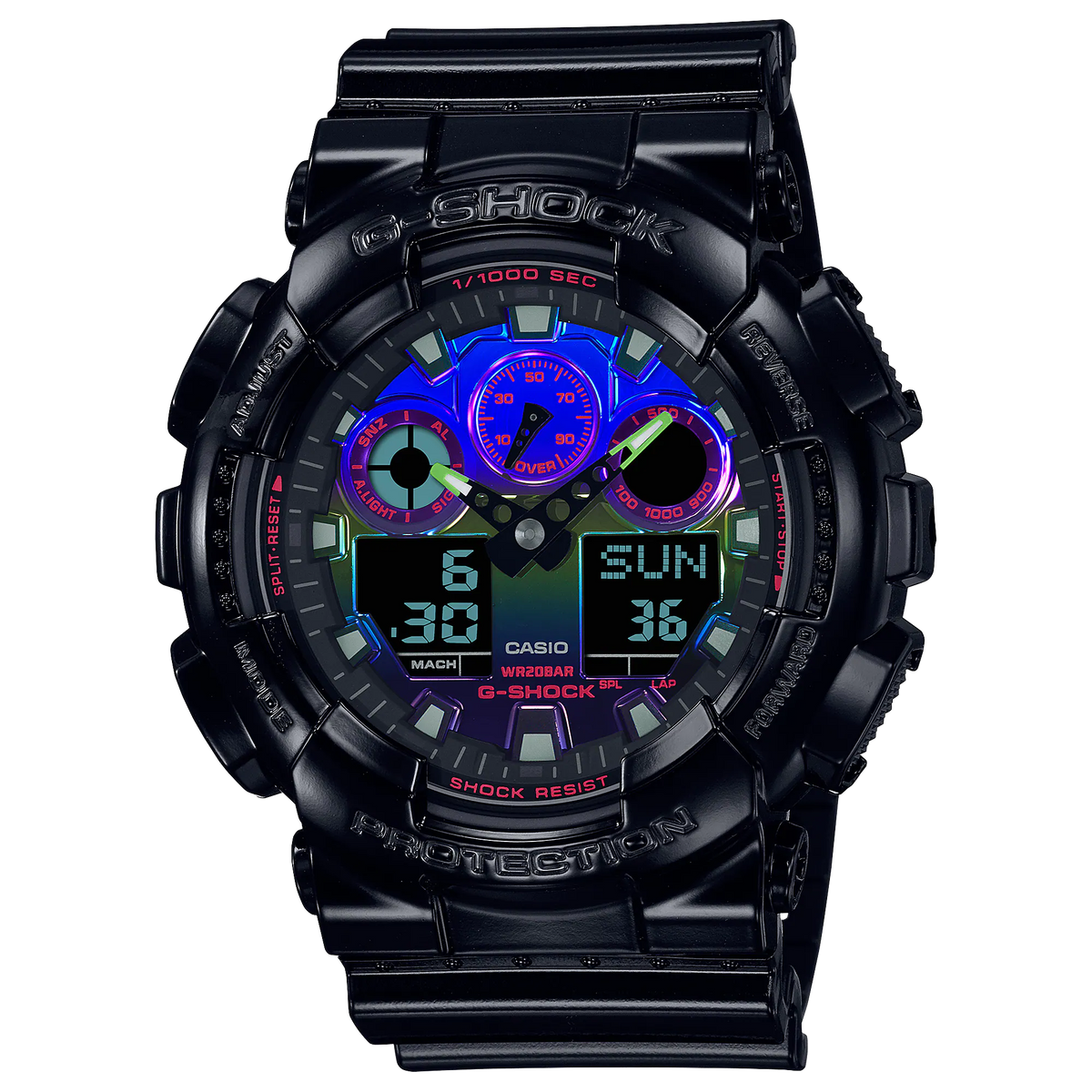 G-Shock Casual Men's Watch GA-100RGB-1ADR