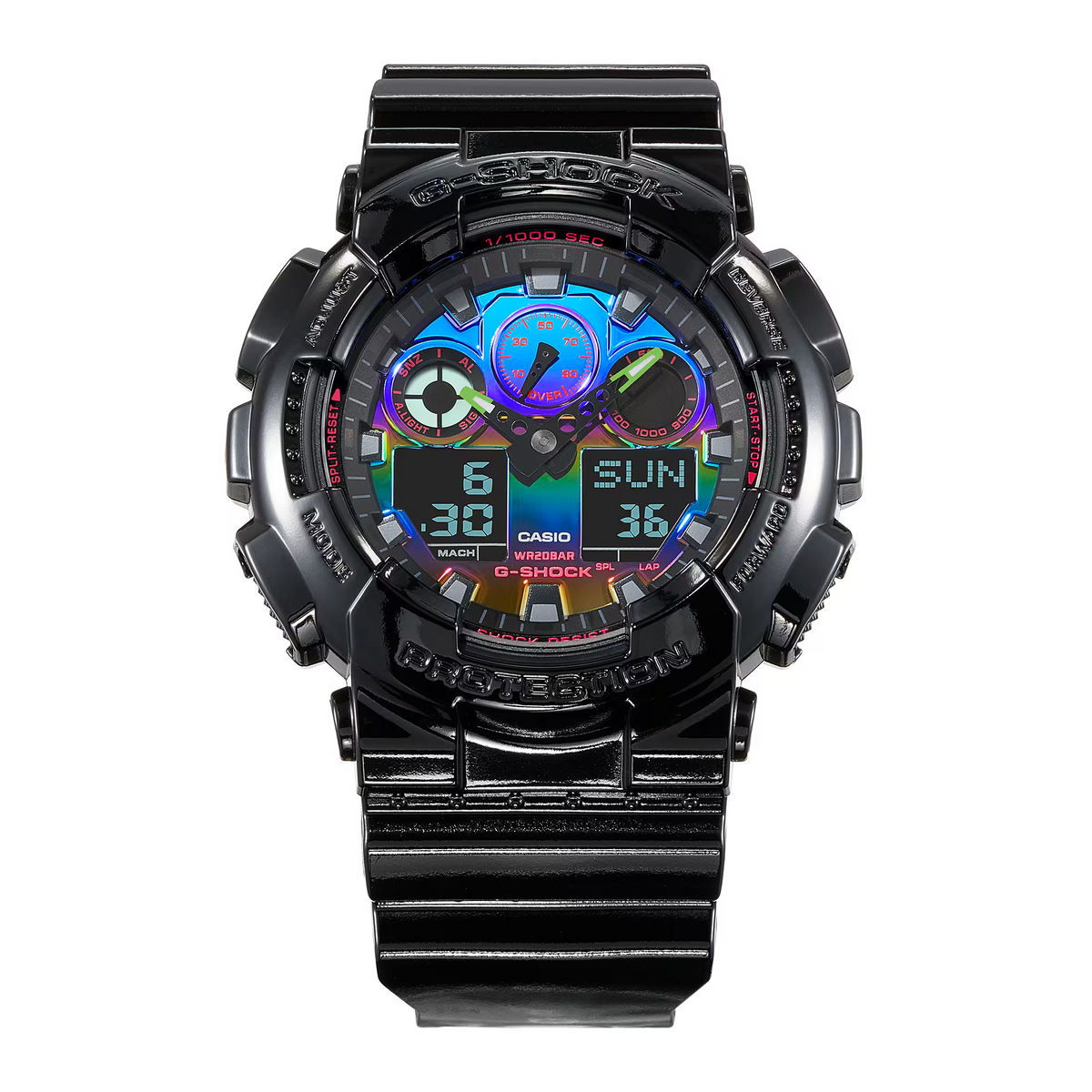 G-Shock Casual Men's Watch GA-100RGB-1ADR