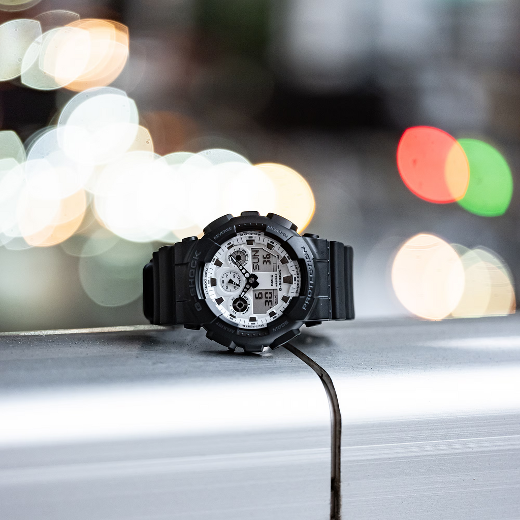 G-Shock Analog-Digital Men's Watch GA-100WD-1ADR