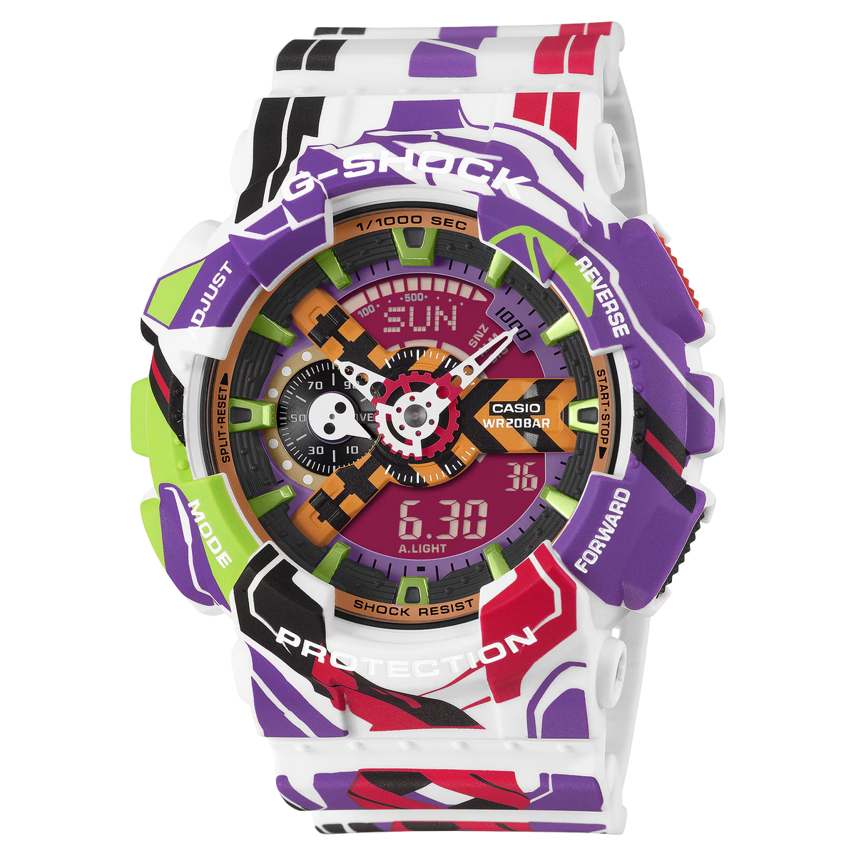 G-Shock Evangelion Collaboration Model GA-110EVA30-7ADR