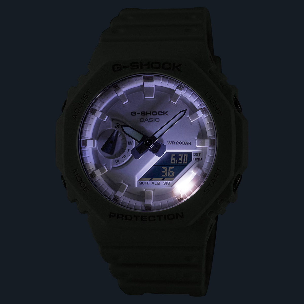 Casio G-Shock GA-2100-7A7DR Analog-Digital Watch