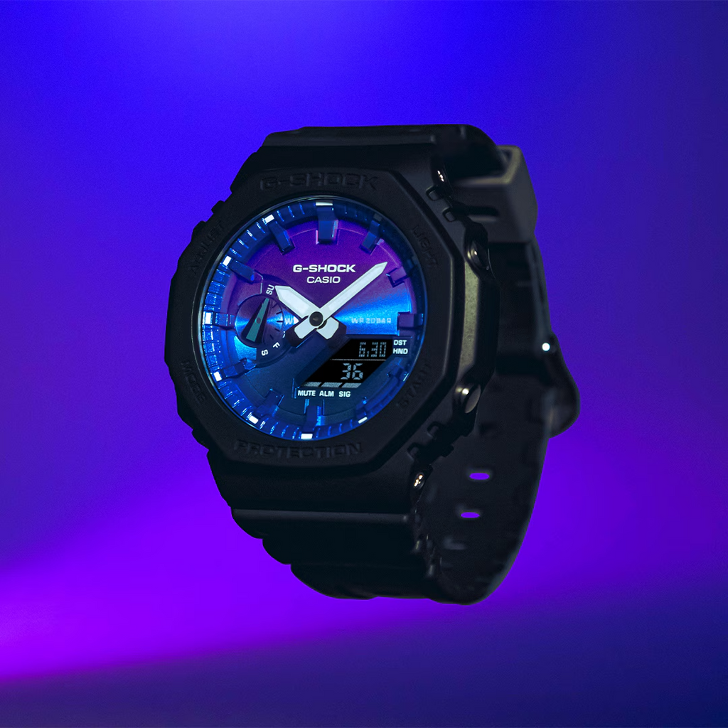 G-Shock Analog-Digital Men's Watch GA-2100FL-1ADR