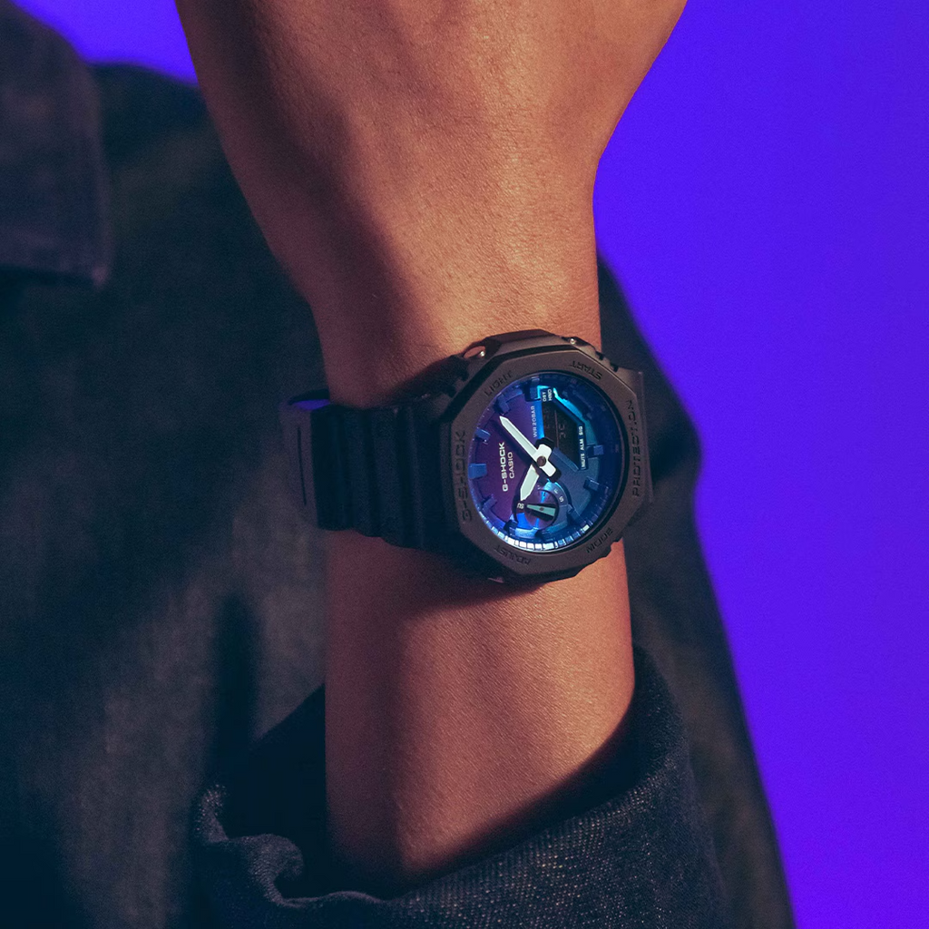 G-Shock Analog-Digital Men's Watch GA-2100FL-1ADR