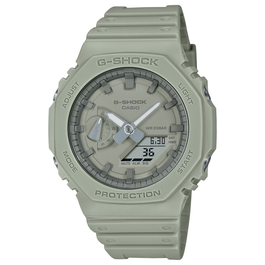 Casio G-Shock GA-2100NC-3ADR Analog-Digital Men's Watch Green