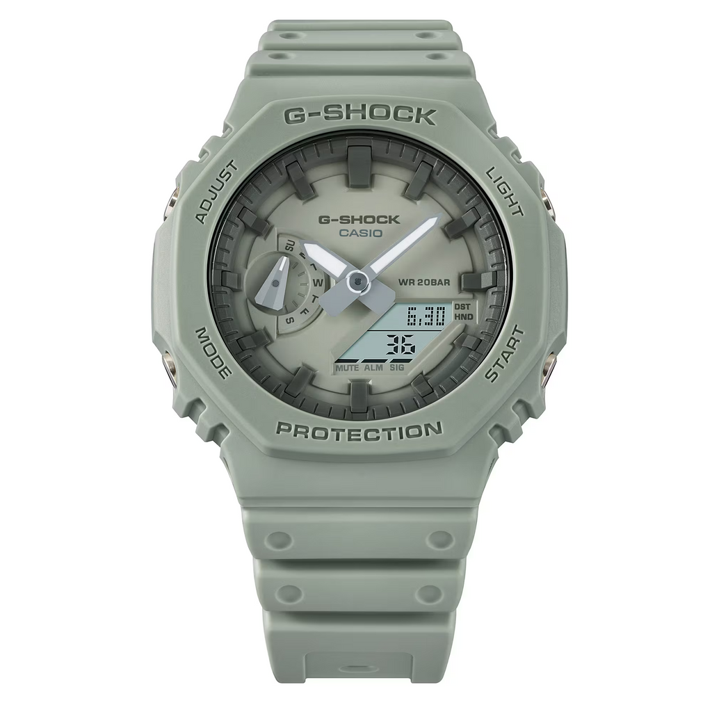Casio G-Shock GA-2100NC-3ADR Analog-Digital Men's Watch Green