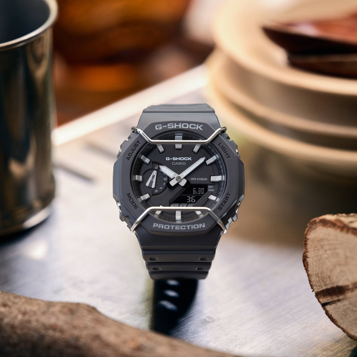 G-Shock Tone-on-Tone Men Casual Watch GA-2100PTS-8ADR