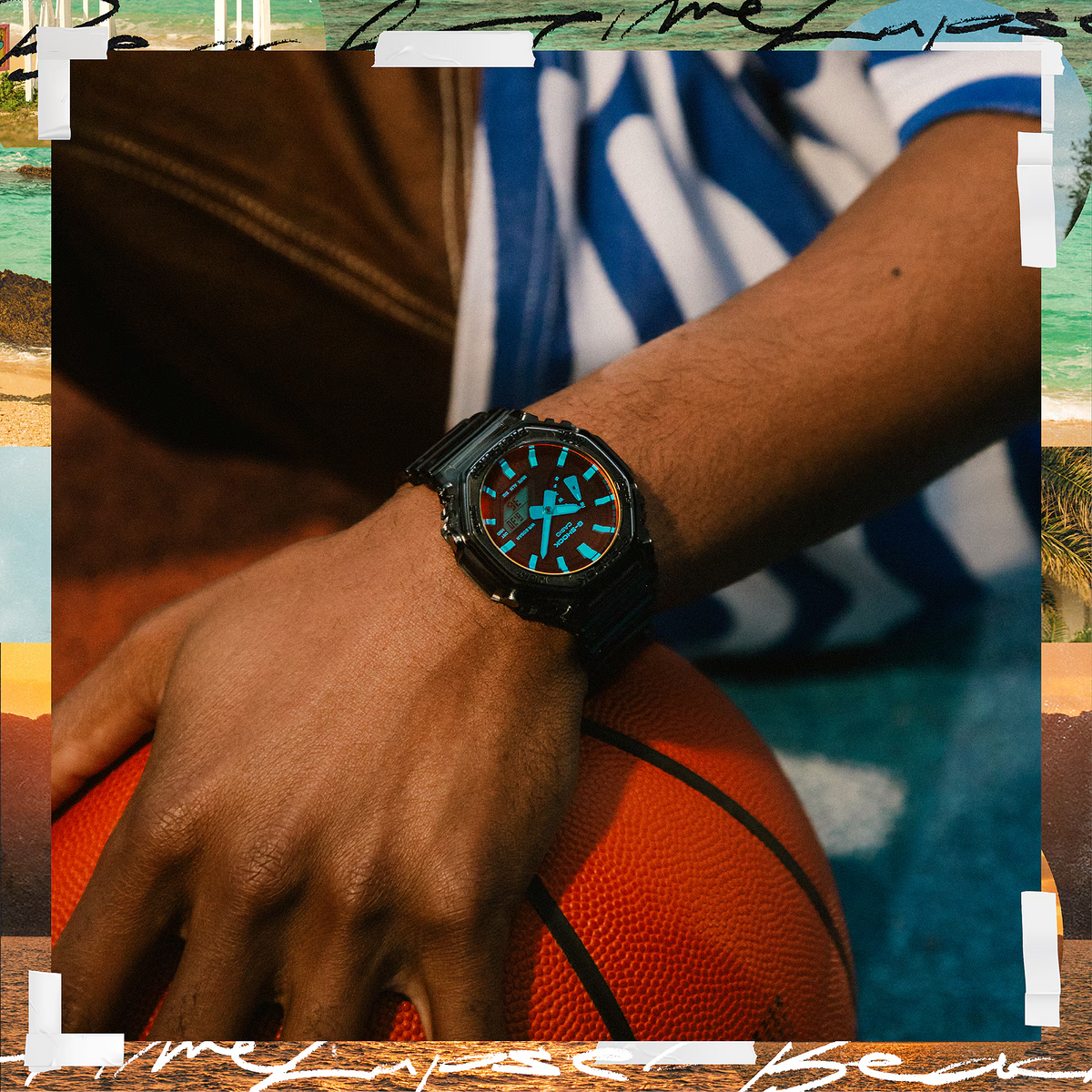 G-Shock Analog-Digital Men's Watch GA-2100TLS-8ADR