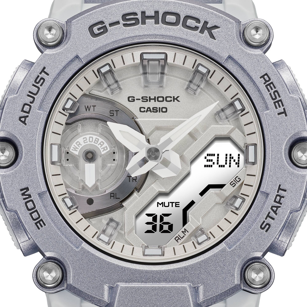 Casio G-Shock GA-2200FF-8ADR Analog-Digital Men's Watch Silver