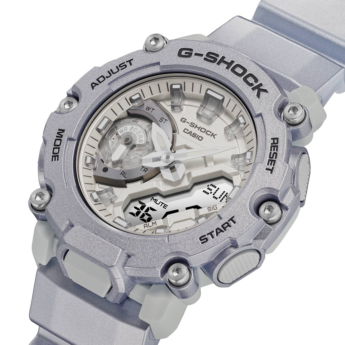 Casio G-Shock GA-2200FF-8ADR Analog-Digital Men's Watch Silver