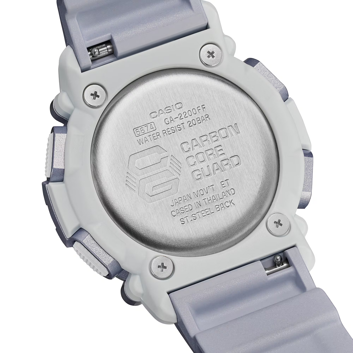 Casio G-Shock GA-2200FF-8ADR Analog-Digital Men's Watch Silver