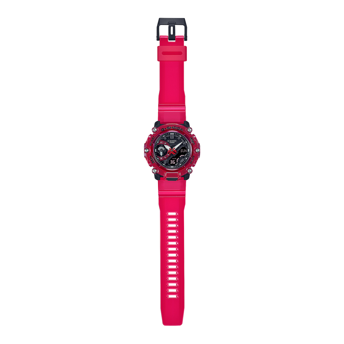 Casio G-Shock GA-2200SKL-4ADR Analog-Digital Men's Watch, Red