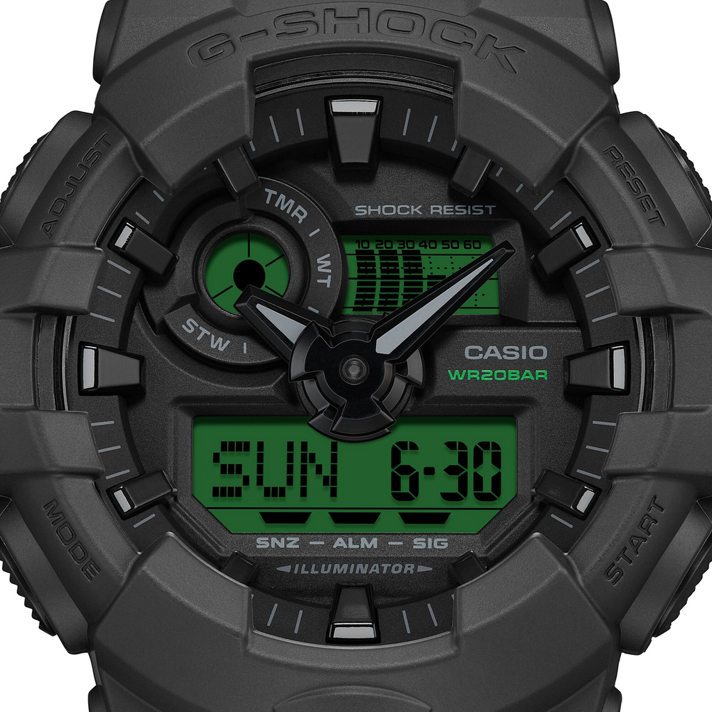 G-Shock Electro Green Digital Analogue Men's Watch GA-700BEG-1ADR