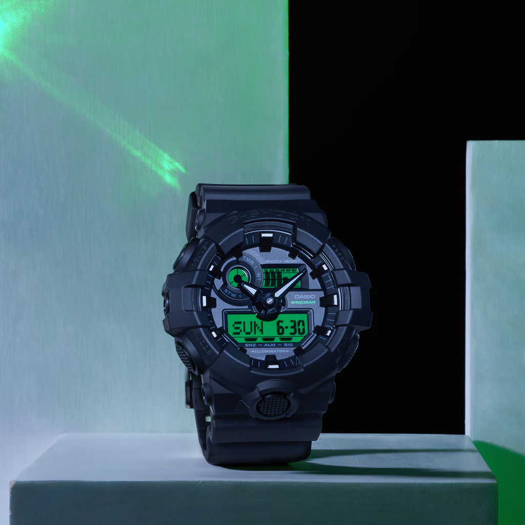 G-Shock Electro Green Digital Analogue Men's Watch GA-700BEG-1ADR