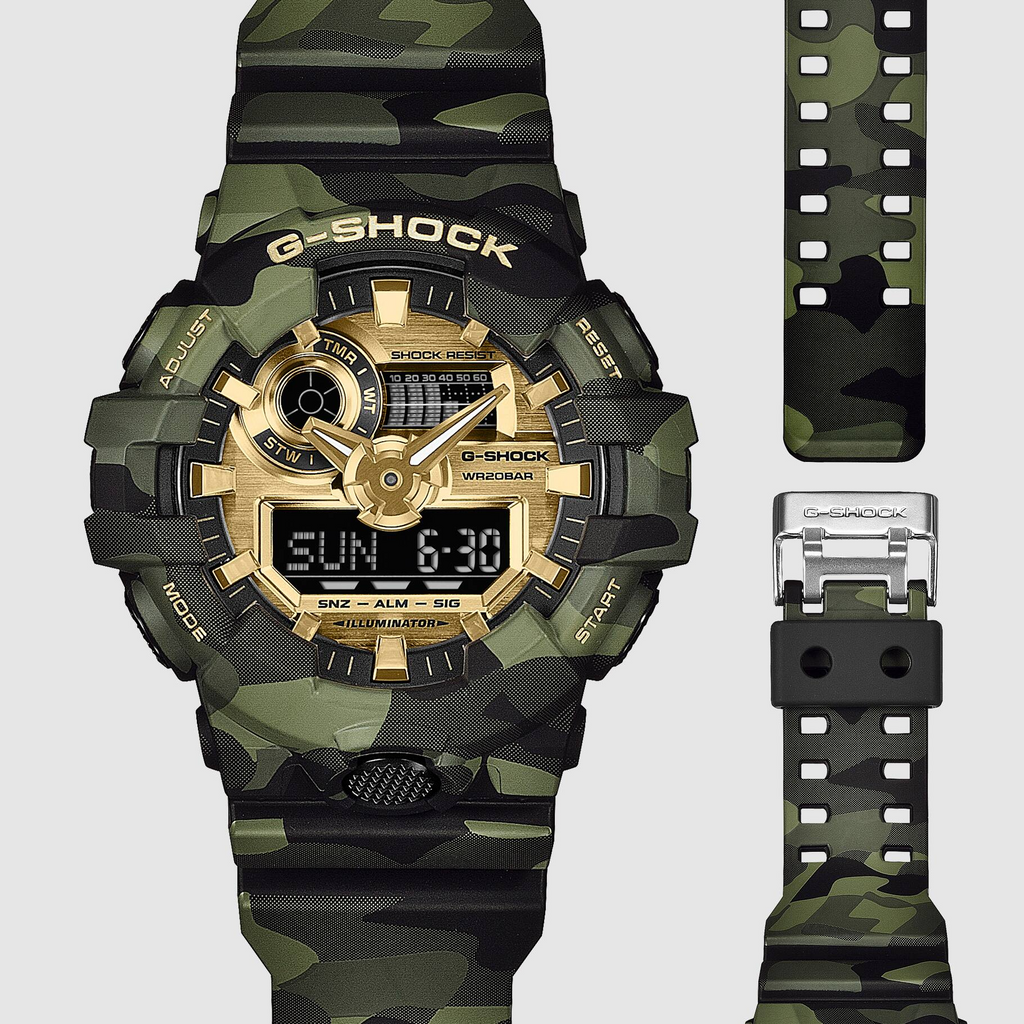 G-Shock Bold Camo Series Men's Watch GA-700CMG-3ADR