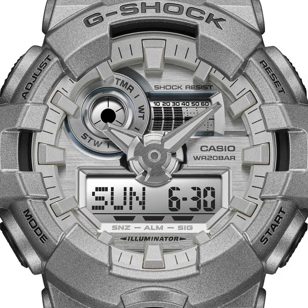 Casio G-Shock GA-700FF-8ADR Analog-Digital Men's Watch Silver