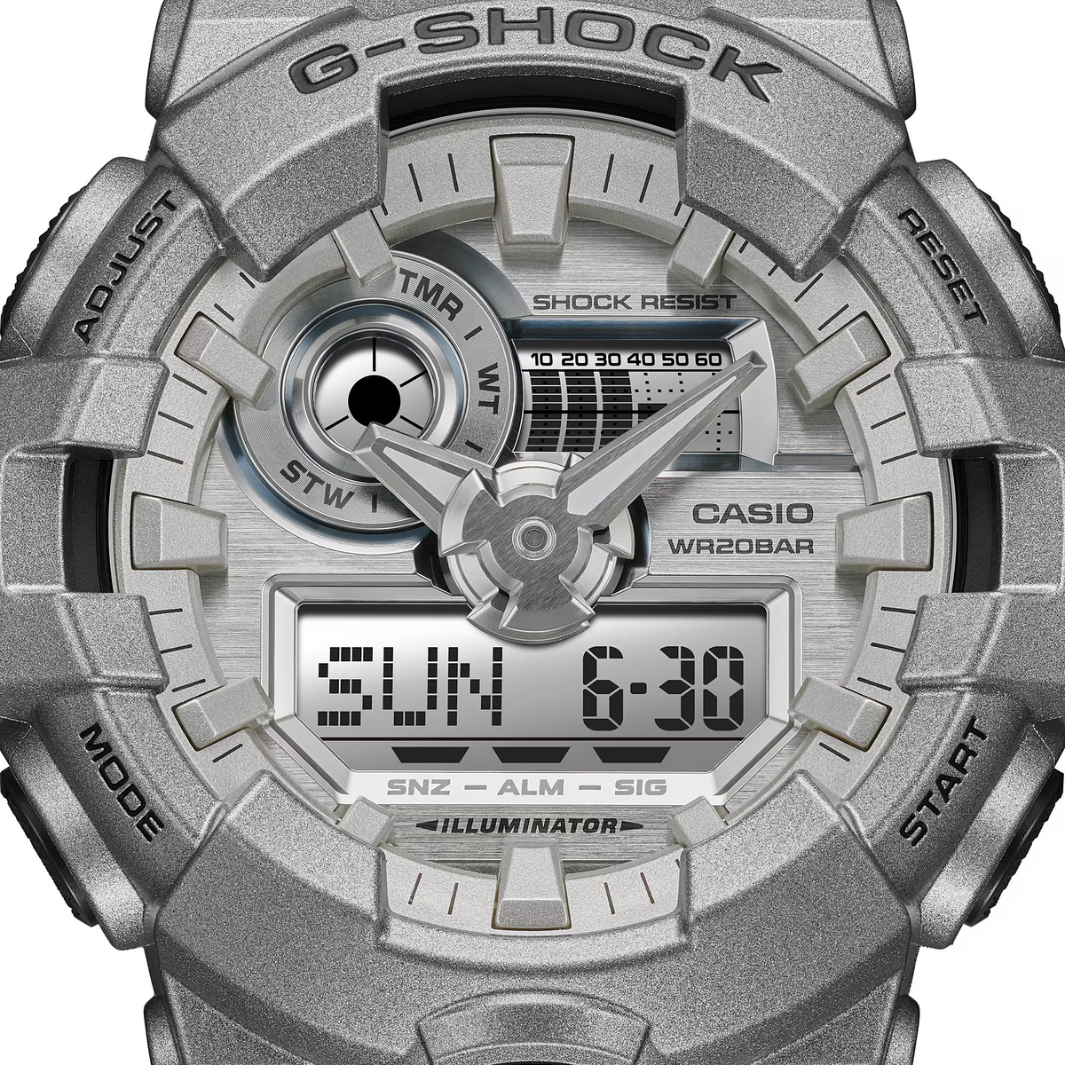 Casio G-Shock GA-700FF-8ADR Analog-Digital Men's Watch Silver