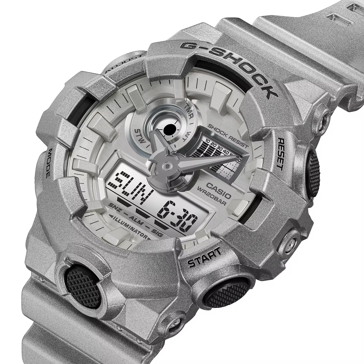 Casio G-Shock GA-700FF-8ADR Analog-Digital Men's Watch Silver