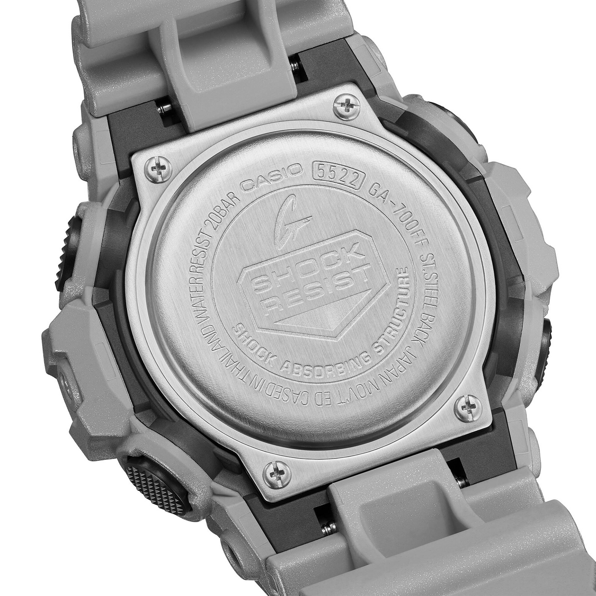 Casio G-Shock GA-700FF-8ADR Analog-Digital Men's Watch Silver
