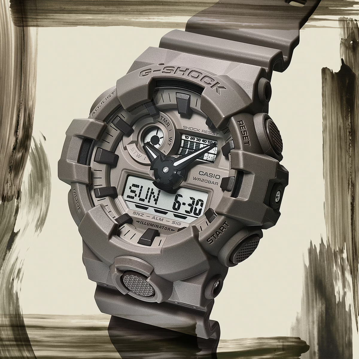 Casio G-Shock GA-700NC-5ADR Analog-Digital Men's Watch Brown