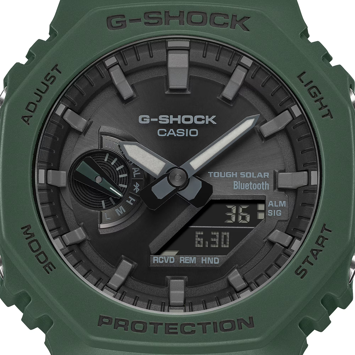 Casio G-Shock GA-B2100-3ADR Analog-Digital Men's Watch, Green