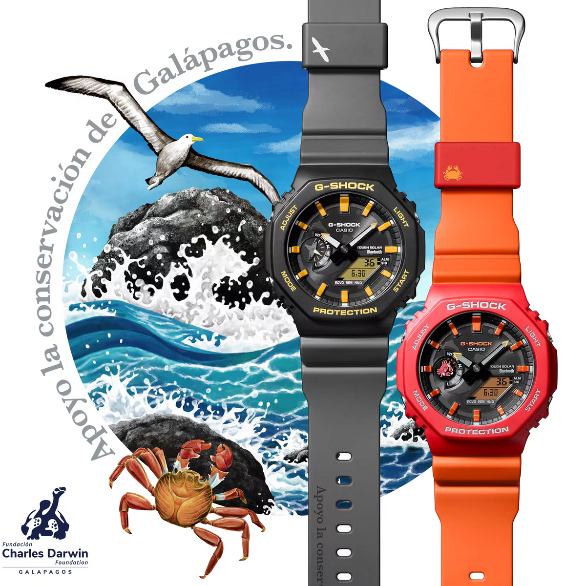 G-Shock Charles Darwin Foundation Collaboratio Model GA-B2100DF-1ADR