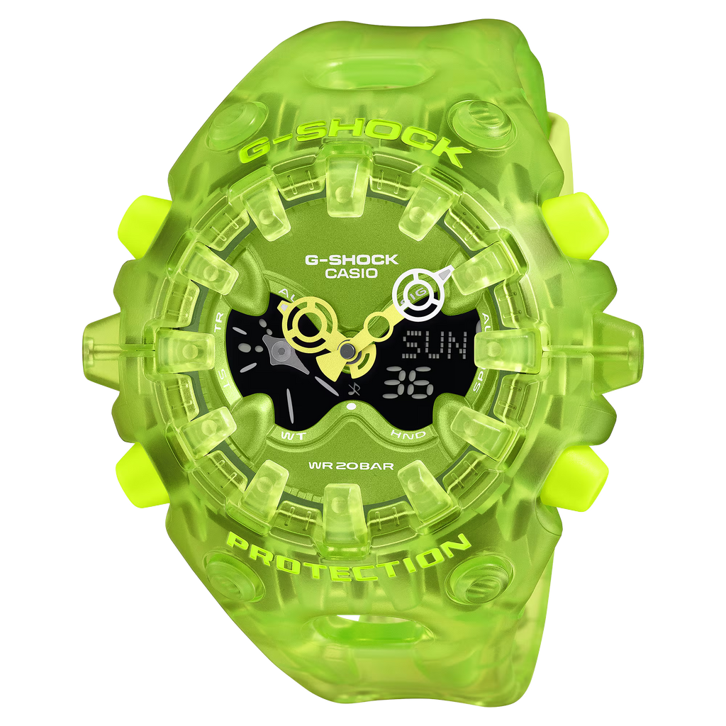 G-Shock Men Transparent Green Casual Watch GA-V01SKE-3ADR