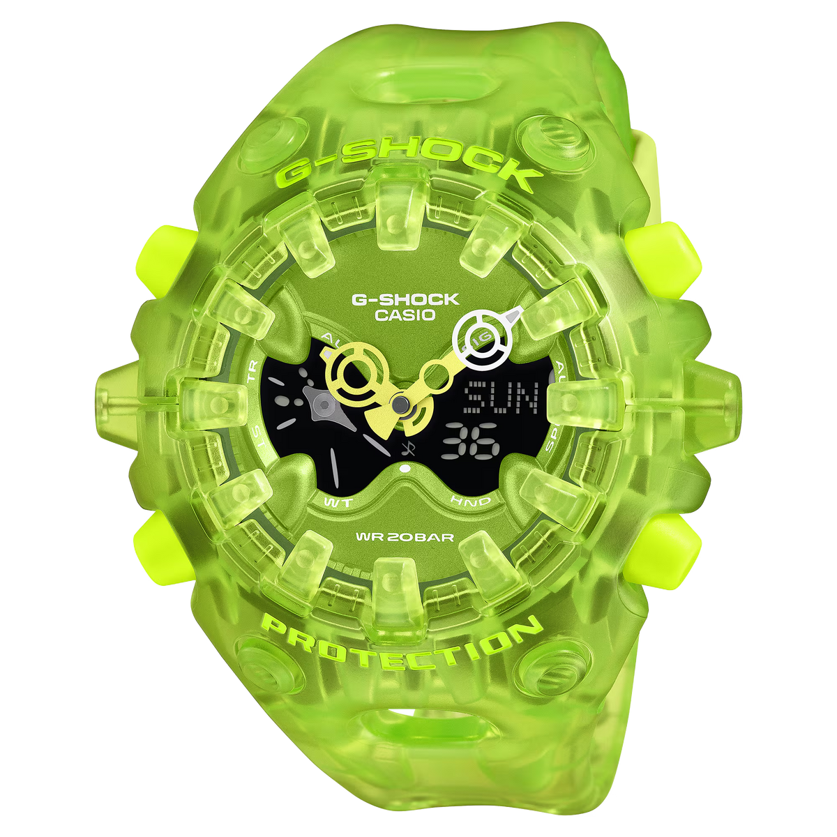 G-Shock Men Transparent Green Casual Watch GA-V01SKE-3ADR