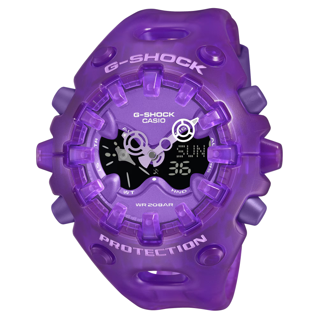 G-Shock Men Transparent Purple Casual Watch GA-V01SKE-6ADR