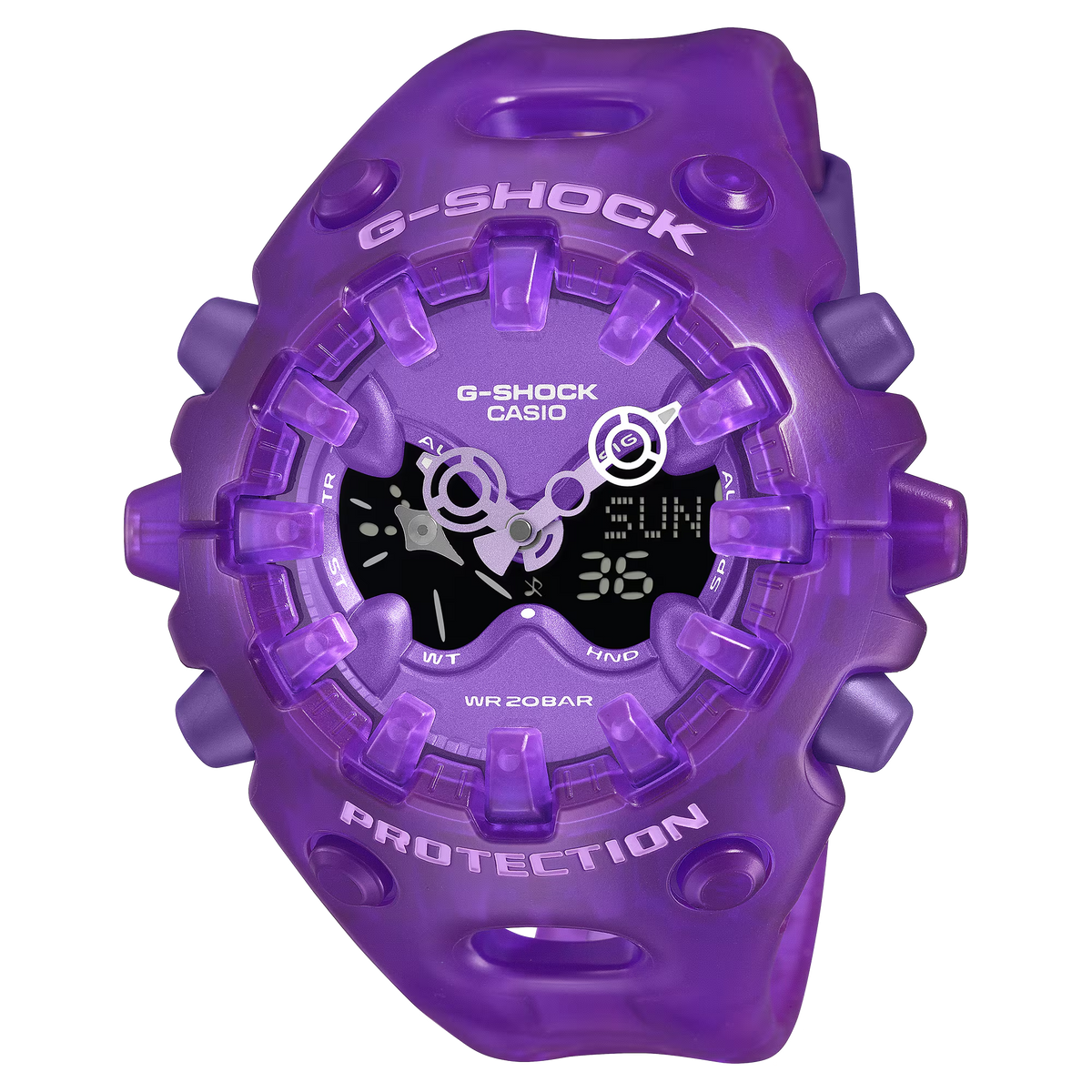 G-Shock Men Transparent Purple Casual Watch GA-V01SKE-6ADR