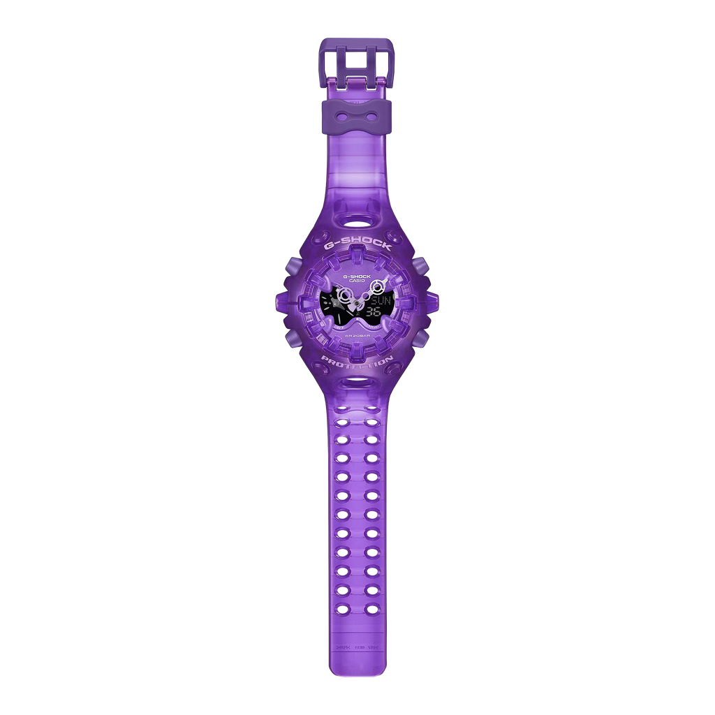 G-Shock Men Transparent Purple Casual Watch GA-V01SKE-6ADR