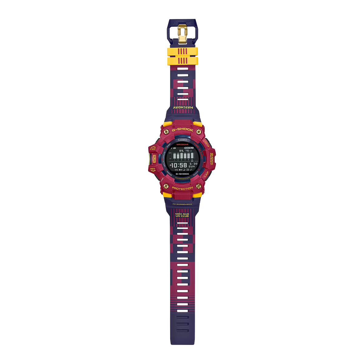 Casio G-Shock GBD-100BAR-4DR Digital Men's Watch, Red