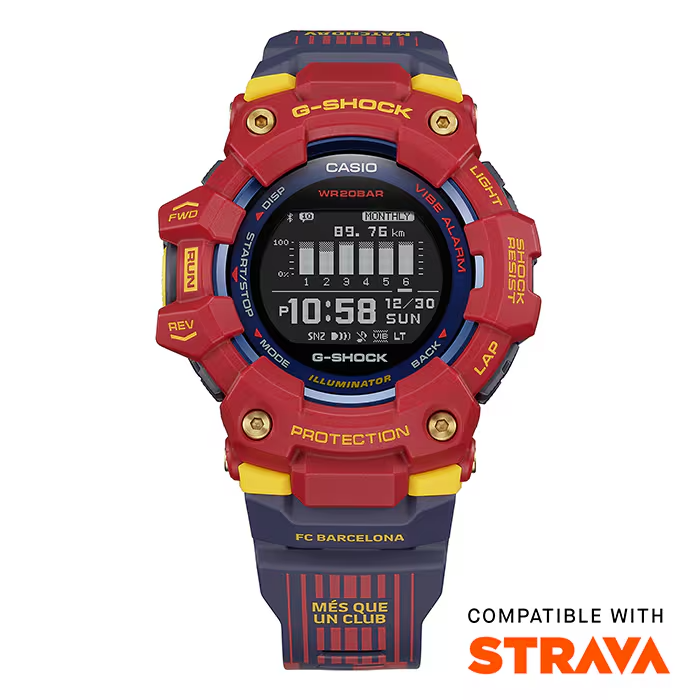 Casio G-Shock GBD-100BAR-4DR Digital Men's Watch, Red