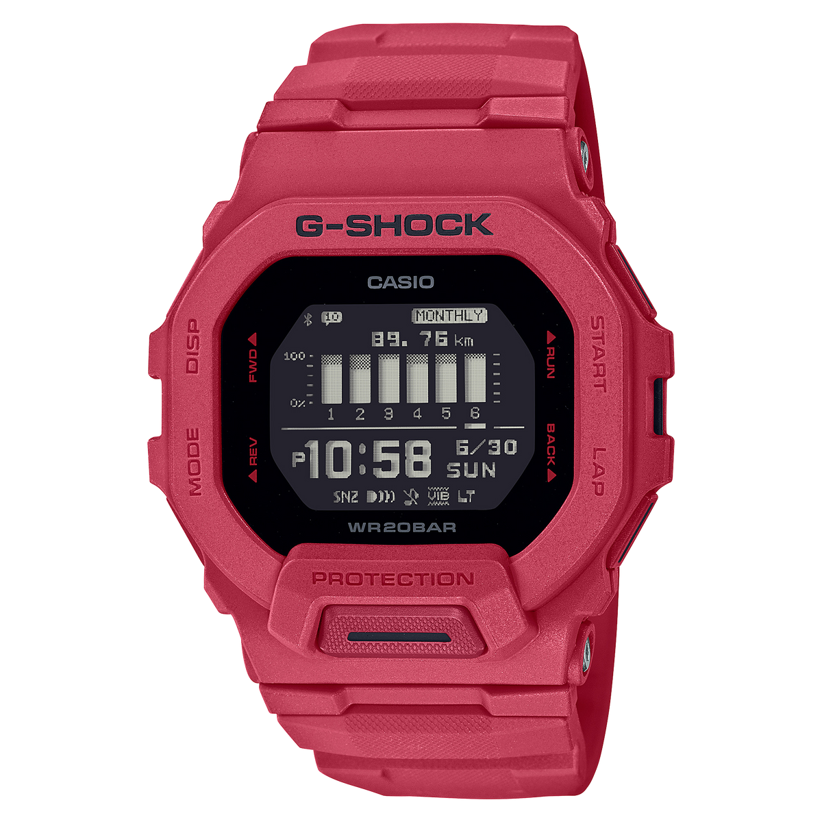 G-Shock G-Squad Men's Watch GBD-200RD-4DR
