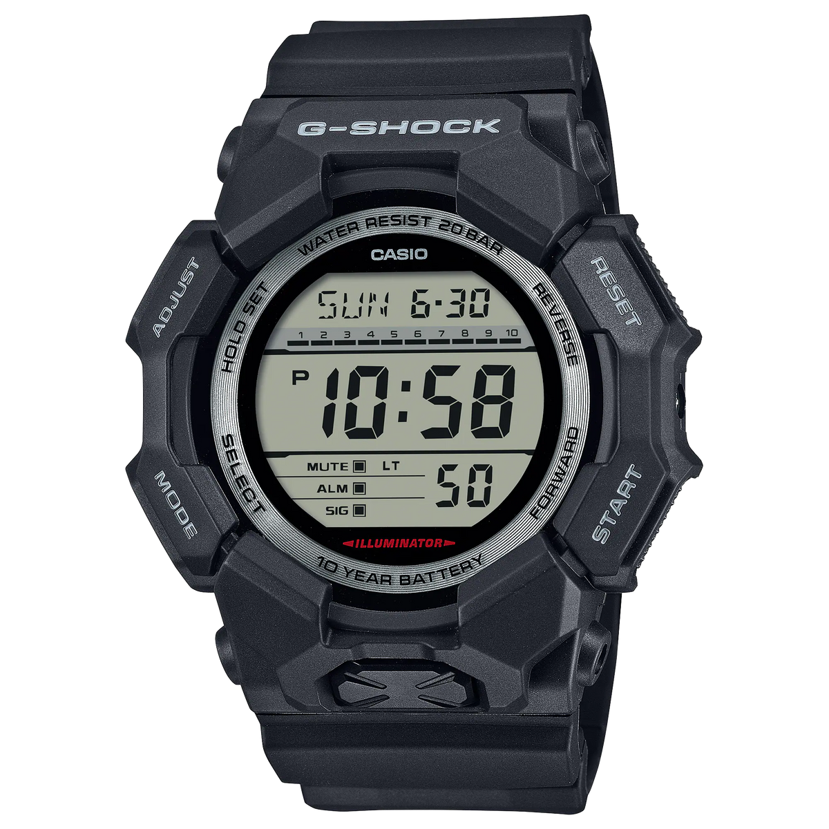 G-Shock Digital Men's Watch GD-010-1DR