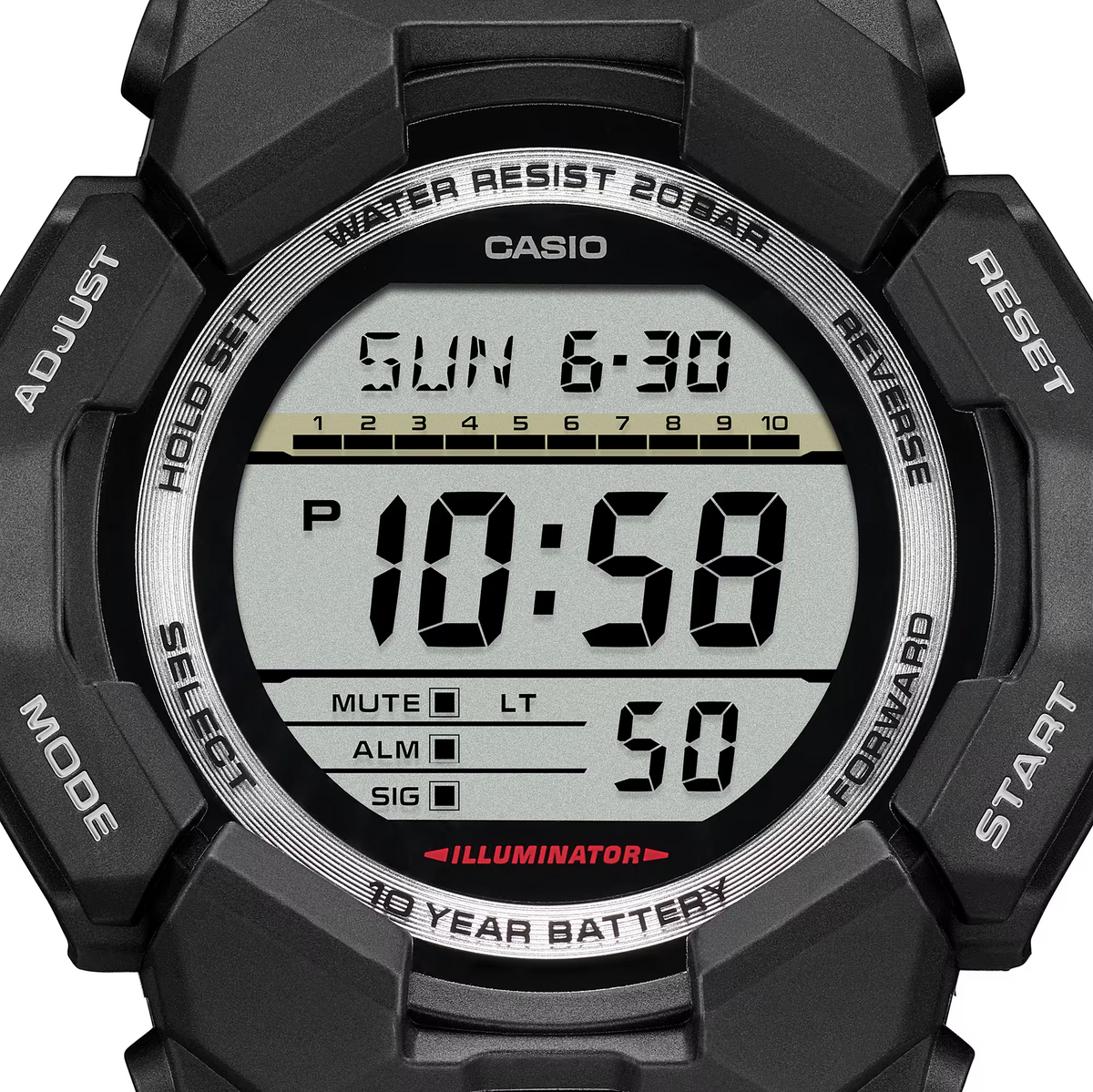 G-Shock Digital Men's Watch GD-010-1DR