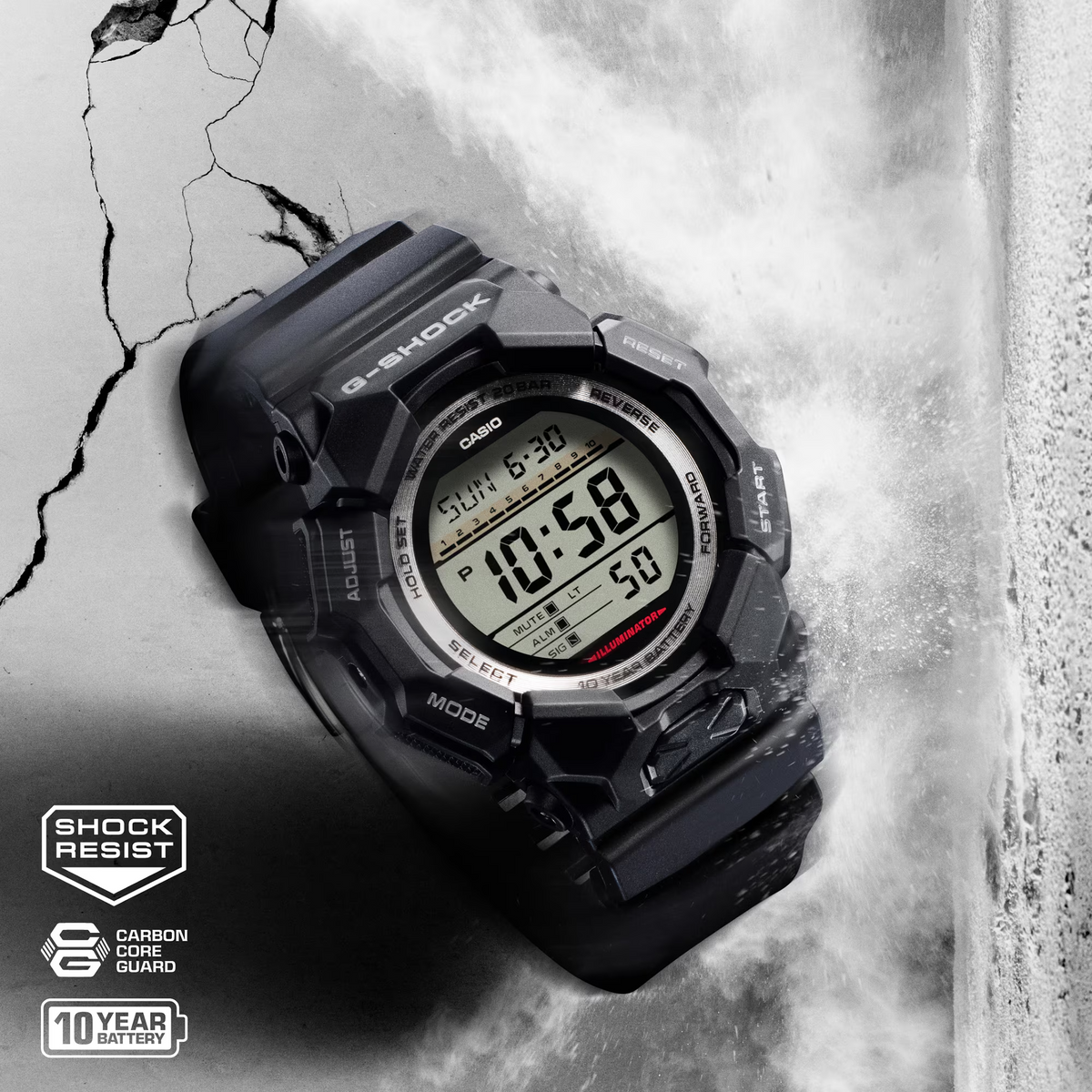 G-Shock Digital Men's Watch GD-010-1DR