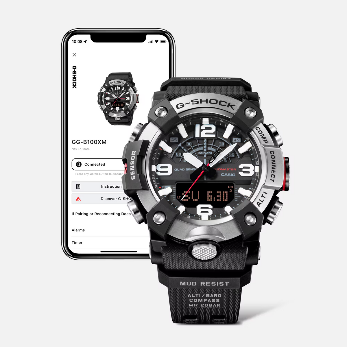 G-Shock Master of G Mudmaster GG-B100XMH-5ADR
