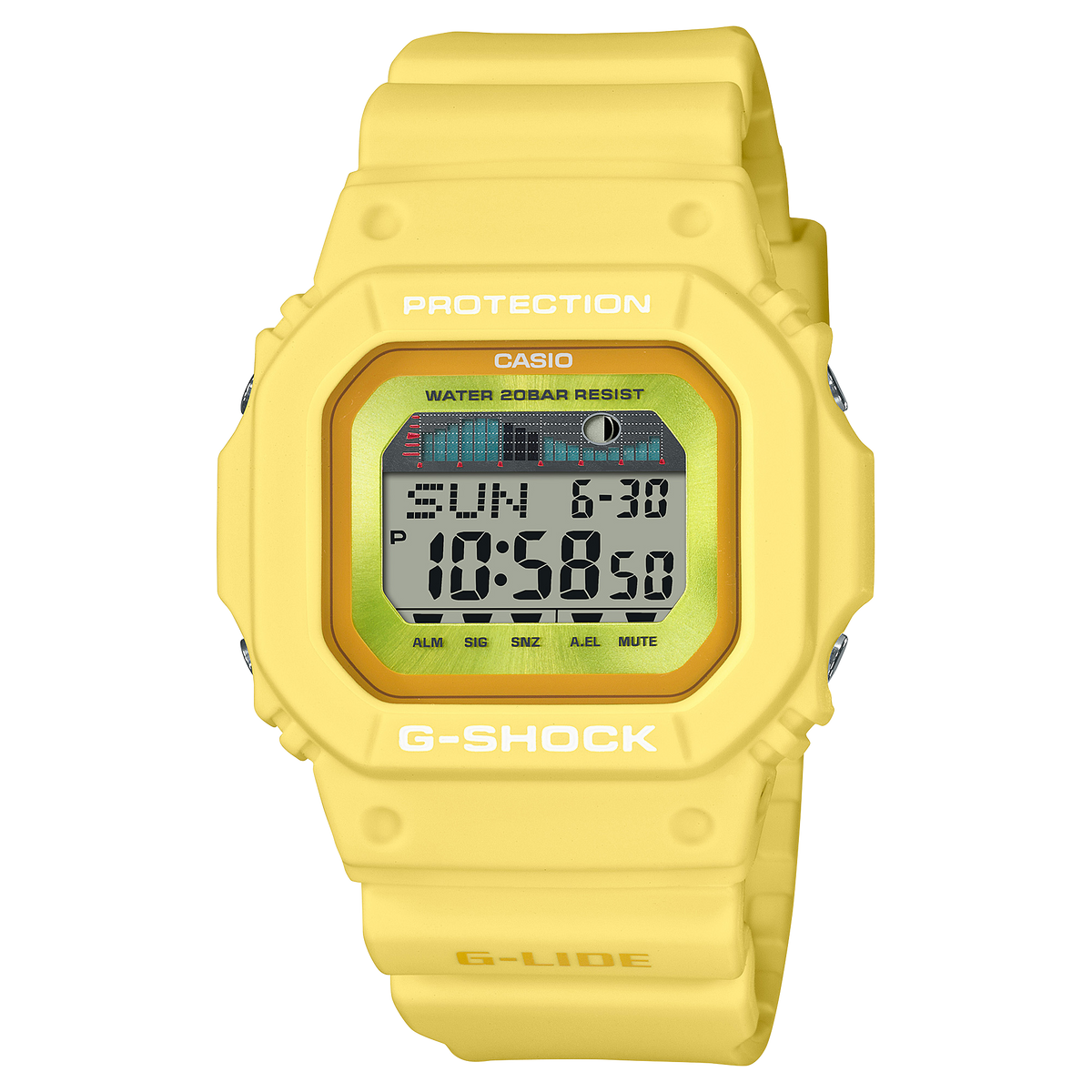 Casio G-Shock GLX-5600RT-9DR Digital Men's Watch, Yellow