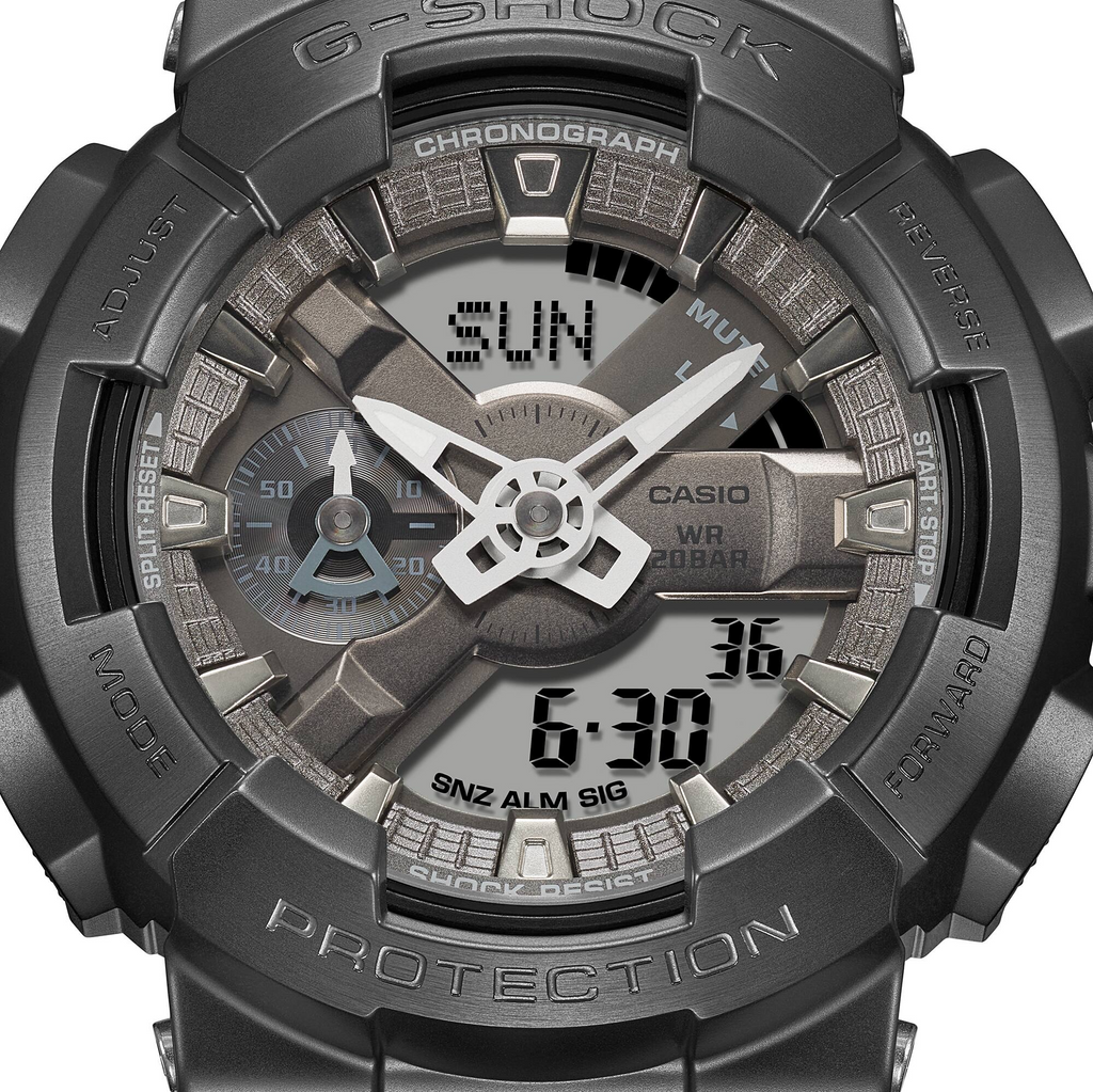 Casio G-Shock GM-110MF-1ADR Analog-Digital Men's Watch, Grey