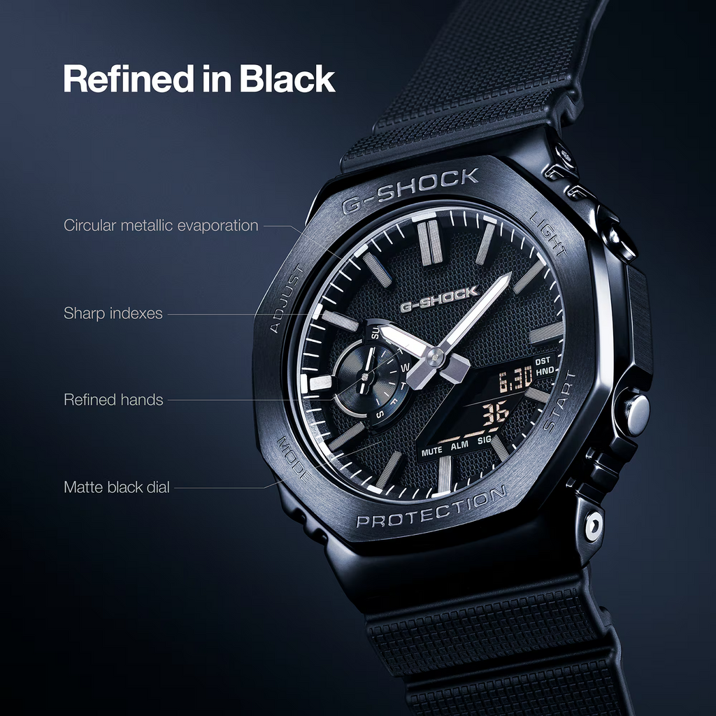 G-Shock G-Steel Luxe Black Series Men's Watch GM-2100LXB-1ADR
